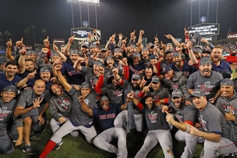 red sox world series team